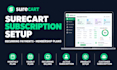 setup surecart subscriptions and membership systems payment checkout integration