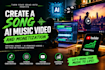 create a song, ai music video and monetization