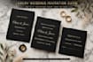 design luxury wedding invitation cards