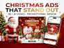 create 3d christmas cartoons, ai ads, and book covers