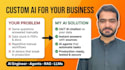 ai engineer to develop ai apps, ai saas, ai website and ai bots