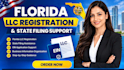 do US llc registration florida llc or delaware llc ein for non US resident