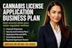 write your cannabis license application business plan