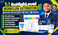 setup gohighlevel CRM pipeline and lead nurturing automation