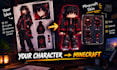create a custom minecraft halloween skin