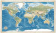 create a custom world map illustration with countries and locations