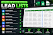 build targeted b2b lead lists with verified contact data