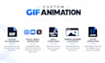 create a professional custom GIF animation