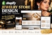create a luxury shopify jewelry store design
