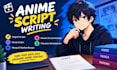 write anime scripts anime recap manga and manhwa recap scripts