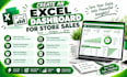 create an excel dashboard for store sales performance