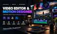 professional video editing and motion graphics design