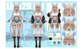 design 3d vtuber model anime vtuber rigging live 2d  vtuber model live2d rigging