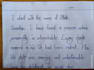 give you handwritten notes and letters with my handwriting