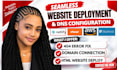 deploy website from replit to godaddy netlify vercel connect domain