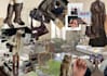 create a professional fashion moodboard and visual concept