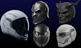 create custom 3d cosplay helmets, scifi helmets, wearable 3d printable stl model