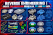 do reverse engineering from scan data, obj, stl to step, make step 3d cad models