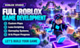 develop a full roblox game with custom maps and lua scripting