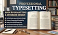 do professional book typesetting and layout design