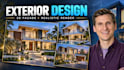 design your house exterior facade with realistic 3d rendering