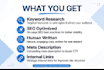 write SEO blog and posts that rank on google first page