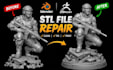 repair stl file fix mesh errors and prepare 3d models for printing