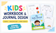 format journal kids workbook, design canva workbook, canva journal amazon kdp