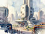 do fantasy landscape illustrations and environment concept