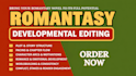 developmental edit your romantasy novel for plot, pacing and character