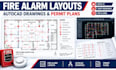 create fire alarm layouts, autocad drawings and permit plans