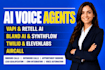 build voice ai agents using vapi retell bland synthflow twilio elevenlab aircall