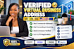 provide a verified virtual business address and virtual office setup