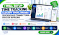 setup time tracking clockify toggl harvest quickbooks connecteam paycor rippling