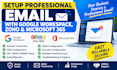 setup professional email with google workspace and zoho mail