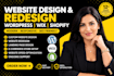 design a modern responsive website header and footer