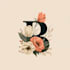 make a boho hand drawn botanical minimalist logo design
