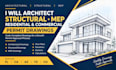architect structural mep residential commercial permit drawings fl ca az tx co