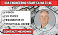 draw stamp philadelphia nc sc carolina architectural plan structural engineer
