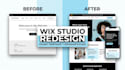 do wix studio redesign with modern UX, wix studio design and SEO