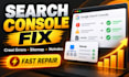 squarespace indexing fix, google search console, sitemap, crawl errors, noindex