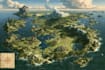do medieval fantasy map, isometric vector map