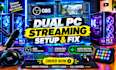 setup and fix dual PC streaming with obs, stream deck and fix audio routing