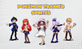 create custom pokemon trainer battle sprites pixel art with animation