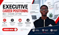 write a professional executive bio and tailored cover letter
