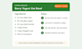 create a healthy recipes and a custom meal plan