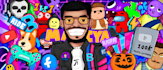 draw custom cartoon doodle stickers and illustrations