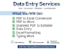 do accurate data entry excel copy paste and web research