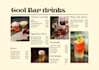 do bar menu cocktail and mocktail recipes creation