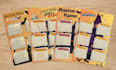 design printable halloween class schedules and student weekly planners